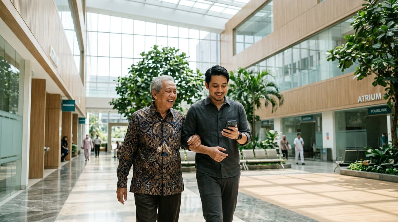 Keluarga Pasien Senang dengan Pelayanan Cepat Klinik Medixo